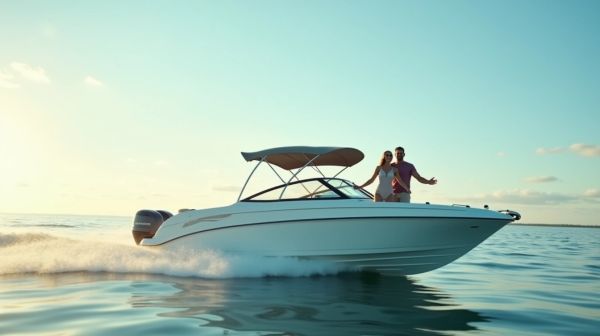Explorer les sensations du bateau à moteur : voyagentres vitesse, confort et liberté
